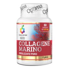 optima colours of life - collagene marino idrolizzato puro 60 capsule 