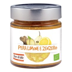 fior di loto composta pere limoni/zenz bio