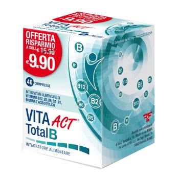 vita act total vitamine b 40 compresse