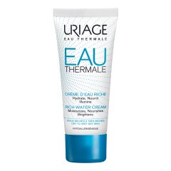 uriage - eau thermale crema d'acqua ricca nutriente pelle secca 40ml