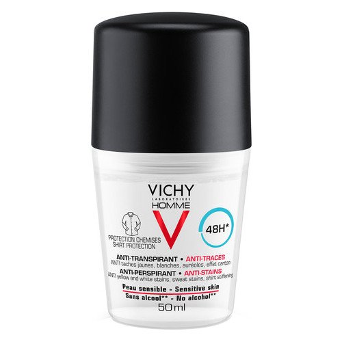 Vichy Homme Deodorante Roll-On Mineral Anti Macchie 50ml