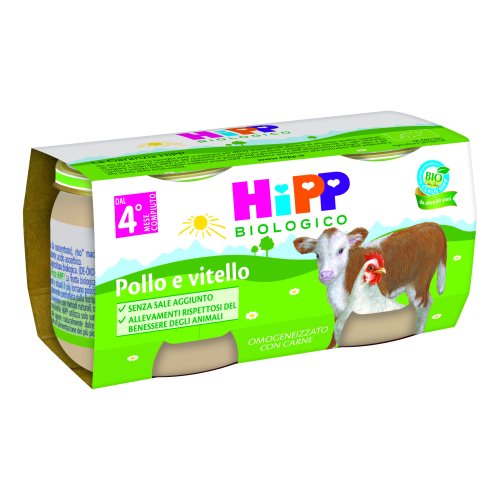 HIPP BIO OMOG POLLO VITEL 2X80G