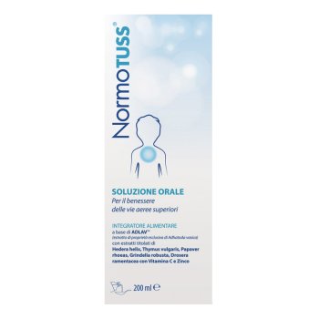 normotuss soluzione orale 0200ml
