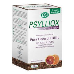 esi psylliox activ fibra psyllium e prugna gusto arancia rossa flacone 172g