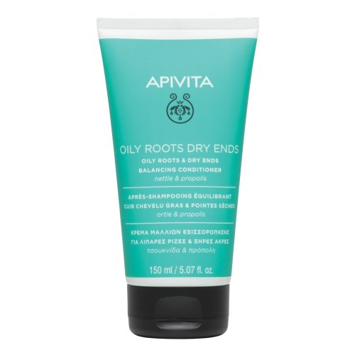 Apivita Conditioner Oily Roots Dry Ends - Balsamo Riequilibrante Per Cute Grassa E Punte Secche150m