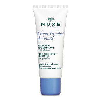 nuxe crème fraîche de beauté crema ricca idratante pelle sensibile e secca 30ml
