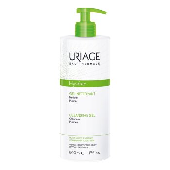 uriage - hyseac gel detergente impurità e eccessi di sebo 500ml