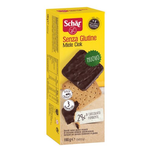 SCHAR-BISCOTTI MIELE CIOK 190G