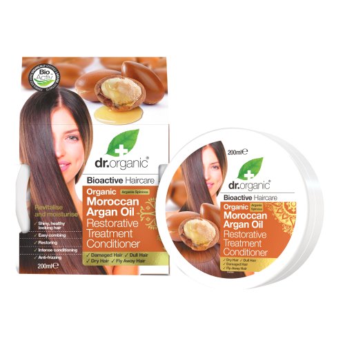 Dr Organic - Argan Maschera Ristrutturante Per Capelli 200g