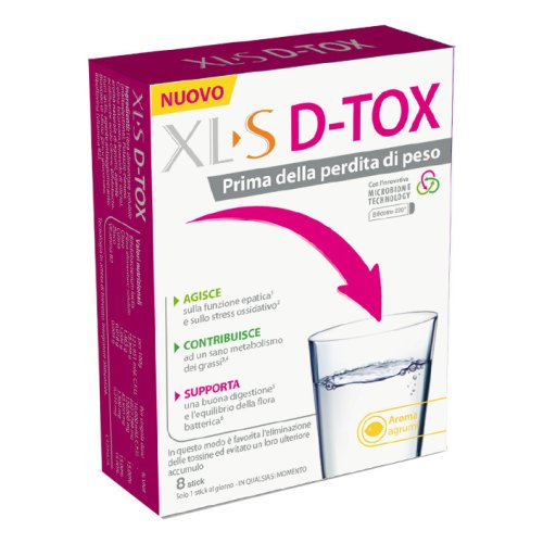 XLS MEDICAL D-TOX 8 Stick Pack