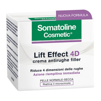 somatoline viso lift effect 4d crema antirughe giorno filler 50ml