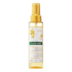 klorane olio spray idratante protettivo solare cera ylang 100ml