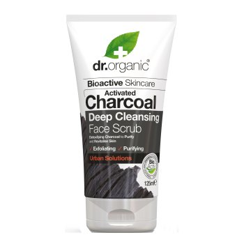 dr organic - charcoal face scrub