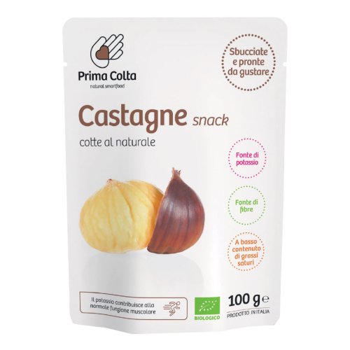Prima Colta - Castagne Snack Cotte Al Naturale 100g