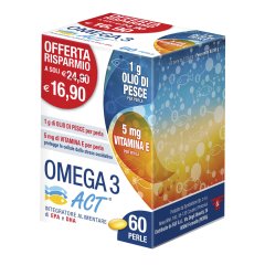 omega 3 act 60 perle da 1 grammo