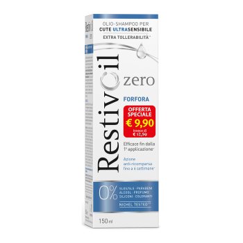 restivoil zero forfora olio-shampoo cute ultra-sensibile 150ml