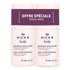 nuxe body duo deodorant 2x50ml