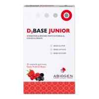 D3base Junior 30 Caramelle Gommose Vitamina D3 Frutti Di Bosco