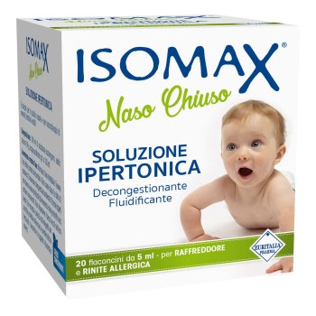 isomax naso chiuso soluzione ipertonica 20 flaconcini 5ml