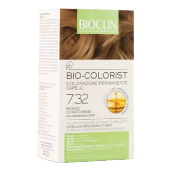 bioclin bio colorist tintura capelli colore 7.32 biondo dorato beige