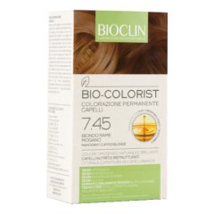 bioclin bio colorist tintura capelli colore 7.45 biondo rame mogano