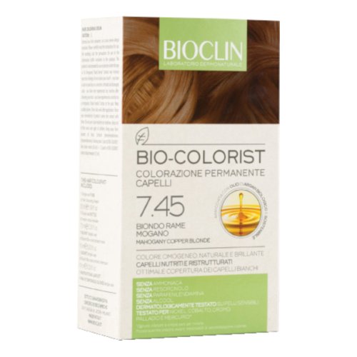 Bioclin Bio Colorist Tintura Capelli Colore 7.45 Biondo Rame Mogano