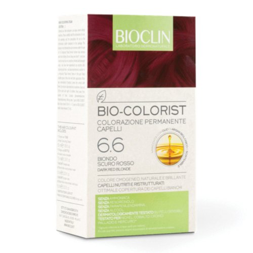 Bioclin Bio Colorist Tintura Capelli Colore 6.6 BIONDO SCURO ROSSO