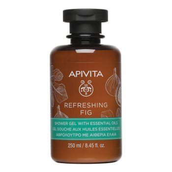 apivita refreshing fig - gel doccia con oli essenziali 250ml