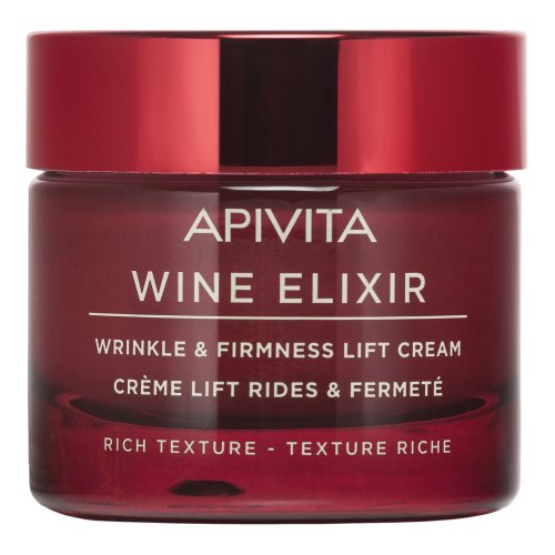 Apivita Wine Elixir Wrinkle & Firmness Lift Cream - Crema Liftante Rughe & Compattezza Text