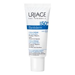 uriage - bariederm cica-crema con cu-zn spf 50+ crema solare protezione molto alta 40ml