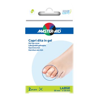 master aid foot care copri dita in gel taglia large 2 pezzi