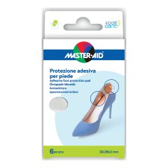 master aid foot care protezione adesiva per tallone in gel scarpa 2 pezzi