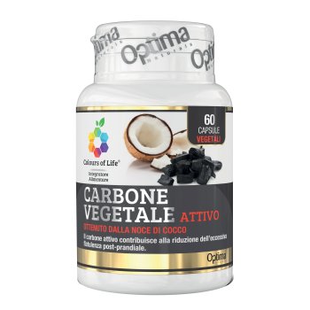 optima colours of life - carbone vegetale attivo 60 capsule