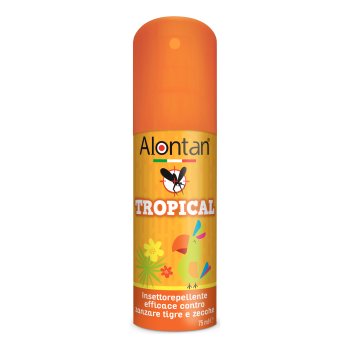 alontan tropical spray anti zanzare tigre e zecche 75ml
