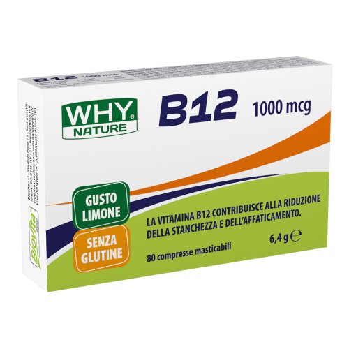 WHYNATURE B12 1000MCG 80CPR