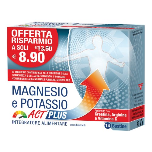 MAGNESIO POTASSIO ACT PLUS 14BS