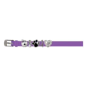 braccialetto lilac sil c/charm