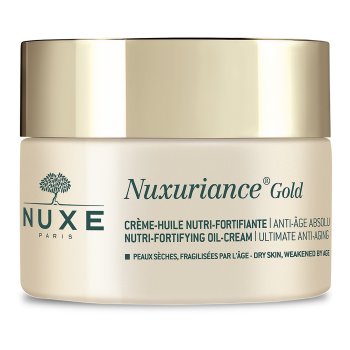 nuxe nuxuriance gold crema olio nutriente fortificante 50ml