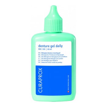 curaprox bdc 100 daily gel per pulizia dentiere e apparecchi 60ml
