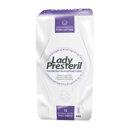 PRESTERIL-LADY POSTPARTO 12PZ