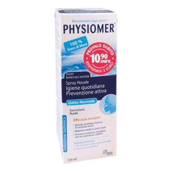 physiomer spray nasale getto normale 135ml taglio prezzo