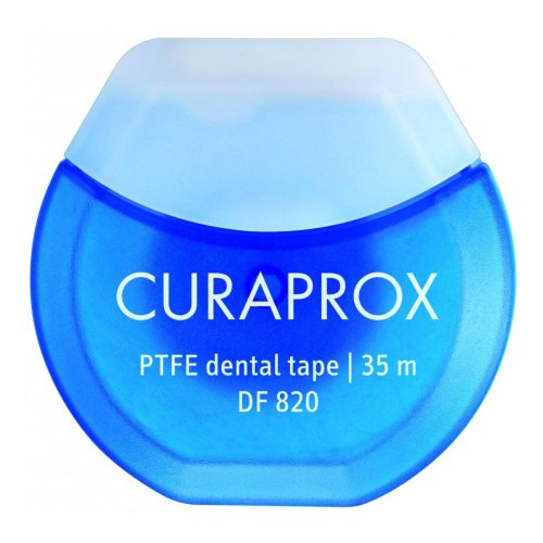 Curaprox Dental Floss DF 820 PTFE Tape - Filo Interdentale Piatto 35m