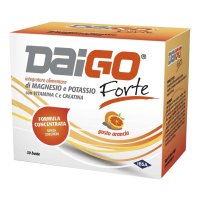 Daigo Forte Integratore Di Magnesio Potassio Creatina E Vitamina C Gusto Arancia Senza Zucchero 30 Bustine