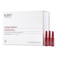korff collagen regimen - fiale tonificanti azione anti-age pelle tonica ed elastica 28 fiale 1ml