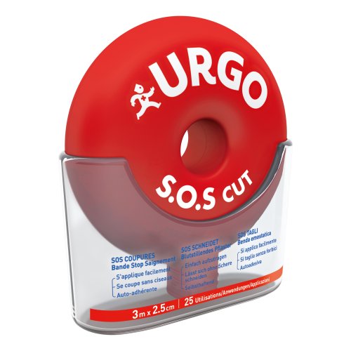 Urgo Sos Cut 3 X 2,5cm Benda Emostatica Autoadesiva