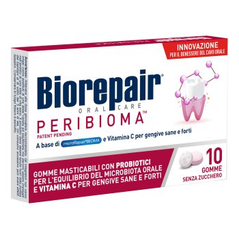 biorepair peribioma gomme masticabili riequilibrio microbiota orale 10 pezzi