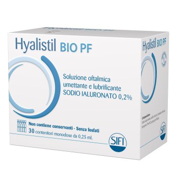 hyalistil bio pf gocce oculari 30 flaconcini monodose 0,25 ml
