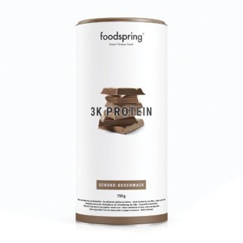 foodspring protein 3k - proteine gusto cioccolato 750g