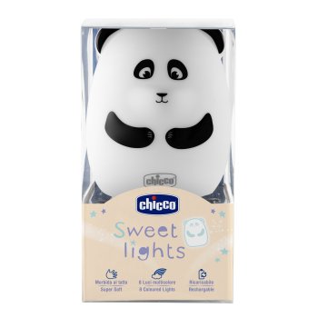 chicco luce notturna panda ricaricabile