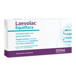 Laevolac Equiflora Fermenti Lattici Vivi Gastroresistenti 20 Compresse Masticabili